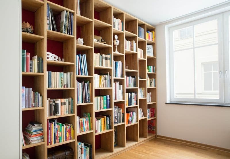 Cherry Wood Bookshelf